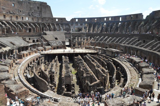 [遊記] 羅馬ROMA。圓形競技場Colosseum、羅馬競技場|君士坦丁凱旋門|景點|義大利|自助旅行 @ELSA菲常好攝