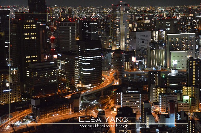 [大阪] 梅田夜景。梅田空中展望台 遊記|大阪周遊卡免費|地圖|怎麼走 @ELSA菲常好攝