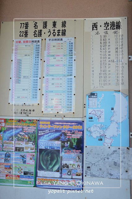 [okinawa] 沖繩。 海洋博公園(美海水族館)非自駕交通|公車路線|時間|置物箱|寄物櫃 @ELSA菲常好攝