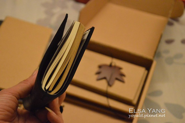 [開箱] 真皮手工牛皮筆記本-旅行筆記|文具|記事本|手札|日誌本|旅遊必備 @ELSA菲常好攝