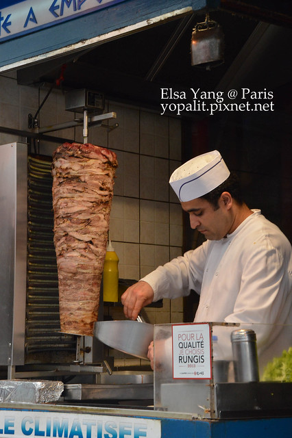 [巴黎] 法國。聖母院旁的中東小吃街&#8211;推薦平價的法國沙威瑪|景點|遊記|莎士比亞書店旁便宜美食|免費廁所 @ELSA菲常好攝