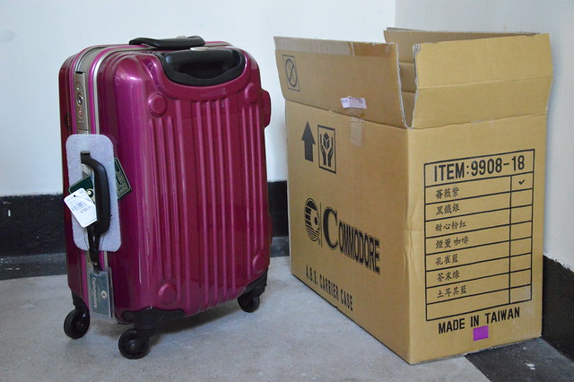 [開箱] 美麗華行李箱-27吋煙燻咖啡、18吋薔薇紫、29吋亮橘色(尺寸比較)2016團購 @ELSA菲常好攝