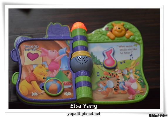 [玩具] 親子閱讀-Vtech維尼電子書slide n learn storybook|評價|價格|租玩具租金|心得|6m-12m|. @ELSA菲常好攝