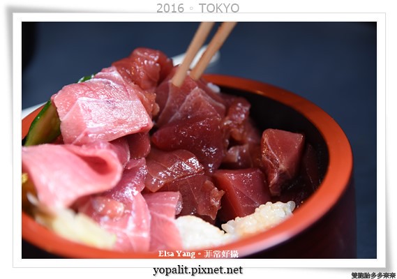 [東京美食]  築地市場。青空三代目-生魚片滿出來的超值推薦餐廳 @ELSA菲常好攝