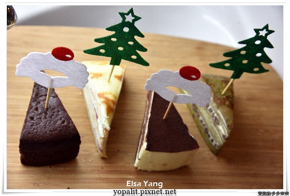 [淘寶] 快樂檸檬聖誕裝飾蛋糕叉子。只花少少錢創造過節氛圍 @ELSA菲常好攝