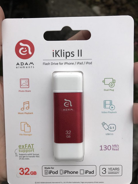 [3C開箱] 亞果元素iKlips II- 蘋果iPhone手機隨身碟照片影片 @ELSA菲常好攝