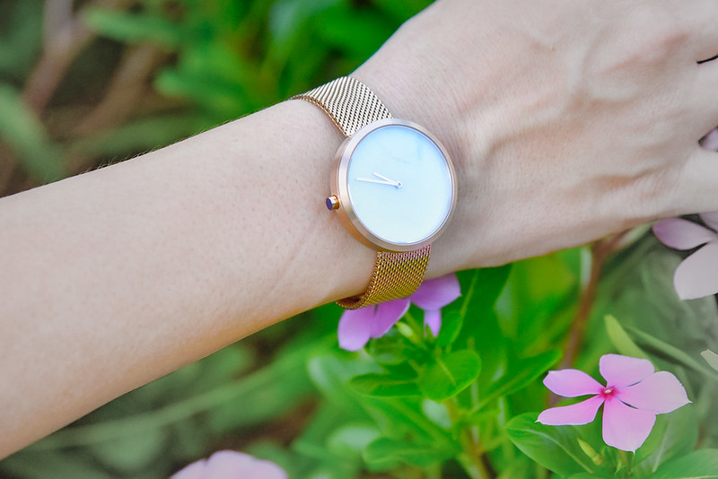 [開箱]  香港設計師品牌 Maven Watches 客製化可刻字|推薦精緻質感的玫瑰金大理石紋手錶 @ELSA菲常好攝