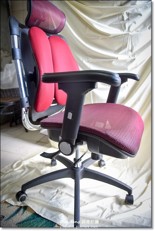 [開箱] 空間特工人體工學椅-雙背護腰電腦椅｜辦公室打電腦久坐必備人體工學電腦椅辦公椅MIT台灣製造 @ELSA菲常好攝