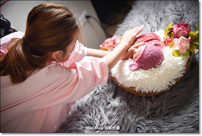 [寶寶攝影] 推薦新生兒寫真-藍沫專業攝影 L’amour Photography| 月子中心寶寶攝影免費贈送一張|新生兒攝影價格費用評價 @ELSA菲常好攝