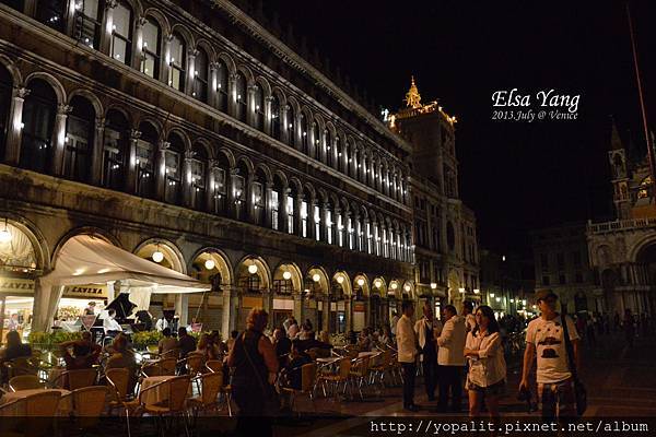 [Venice] 威尼斯。夜晚的聖馬可廣場  法義 遊記 @ELSA菲常好攝